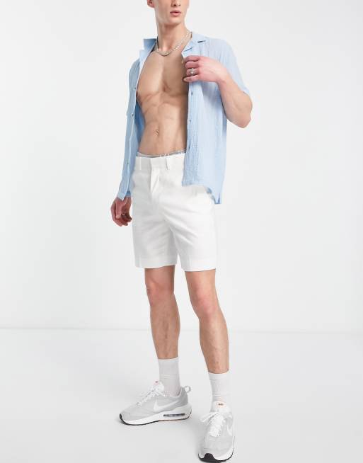 White shop smart shorts