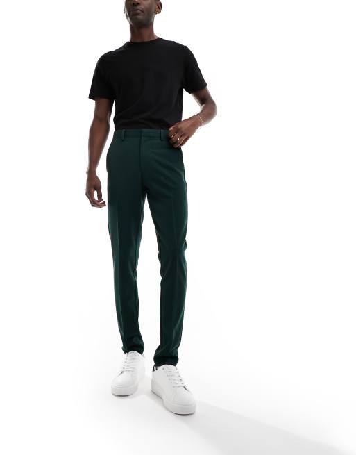 Asos Skinny Smart Pants In Dark Green, $15, Asos