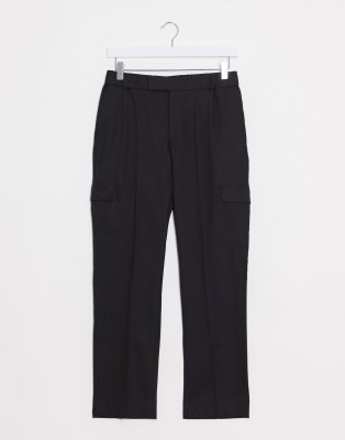 asos black skinny trousers