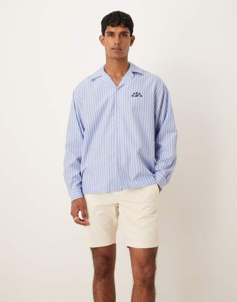 ASOS DESIGN smart slim fit chino shorts in beige - view 1