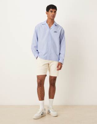 Asos Design Smart Slim Fit Chino Shorts In Green