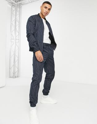 mens pinstripe chinos