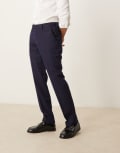 [ASOS DESIGN] ASOS DESIGN smart slim fit pants in navy W30 L30 NAVY
