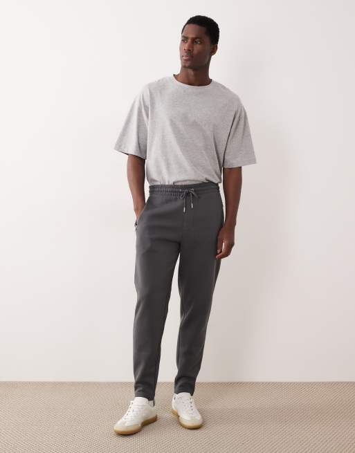 ASOS DESIGN smart slim jogger in charcoal, 2 of 5