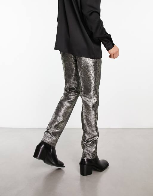 Zara snakeskin outlet pants