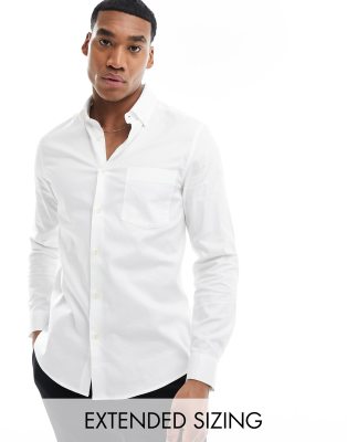 ASOS DESIGN ASOS DESIGN smart slim oxford shirt in white