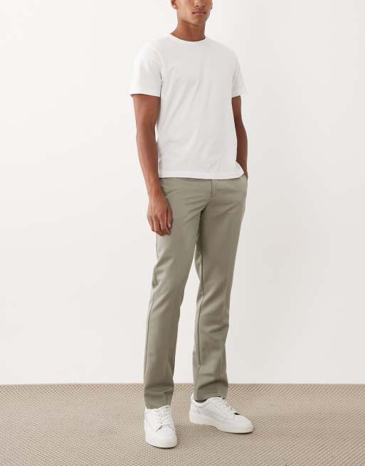 ASOS DESIGN smart slim trousers in sage green, 2 of 5