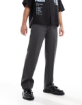 [ASOS DESIGN] ASOS DESIGN smart straight leg pants in charcoal-Grey W30 L32 CHARCOAL