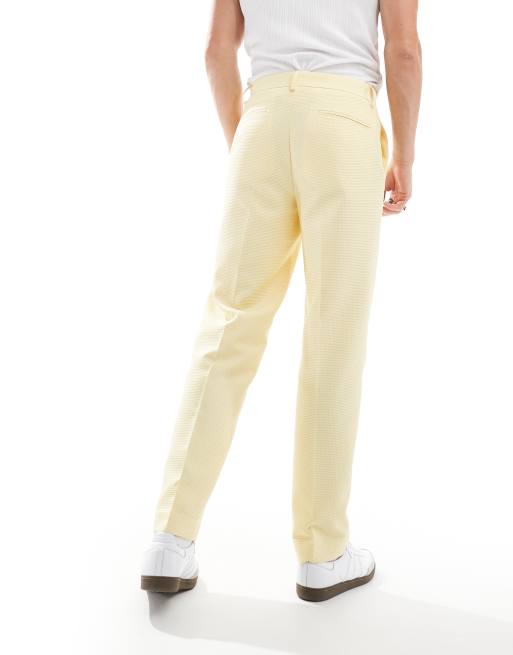 enof / ace straight pants イエロー
