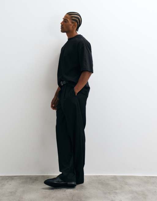 ASOS DESIGN smart straight pants in black, 2 of 5