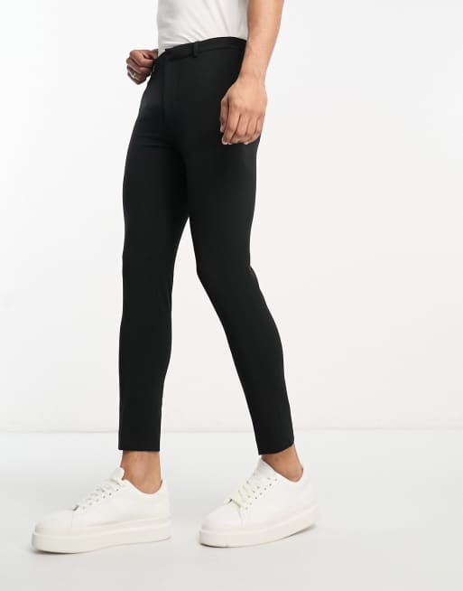 Cropped skinny hot sale black pants