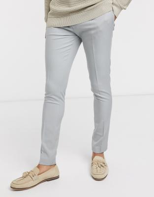 grey skinny slacks