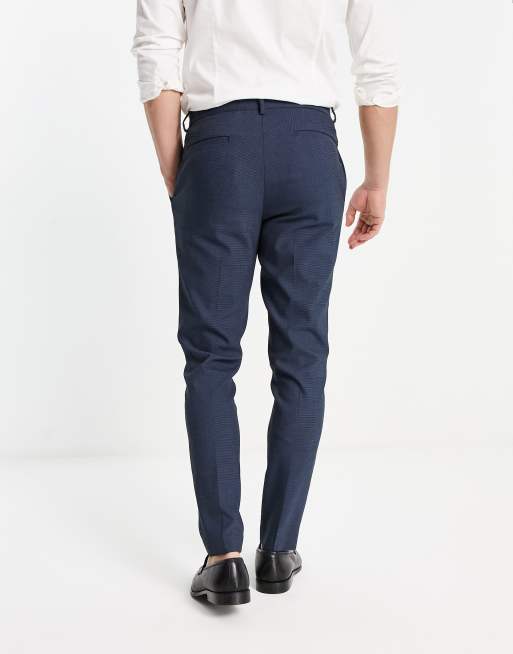 Blue skinny shop trousers