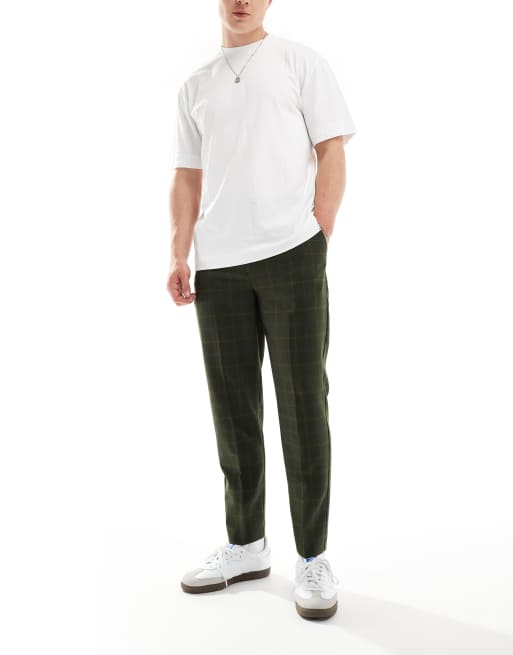 Asos check trousers best sale