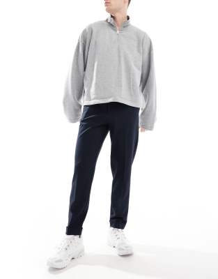 Asos Design Smart Tapered Fit Chino Pants In Blue