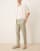 ASOS DESIGN smart tapered fit linen blend pants in sage green with turnups