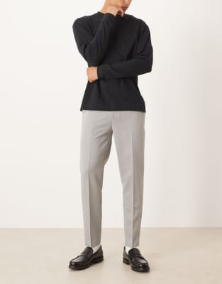 Asos Design Smart Tapered Pants In Multi
