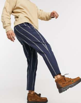 asos striped pants mens