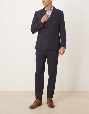 Asos Design Smart Tapered Pants In Black