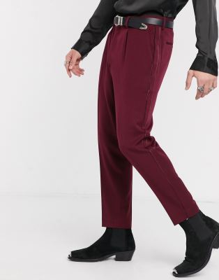 tapered tuxedo pants