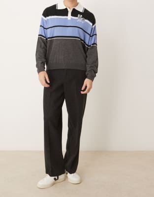 Asos Design Smart Wide Leg Pants In Black