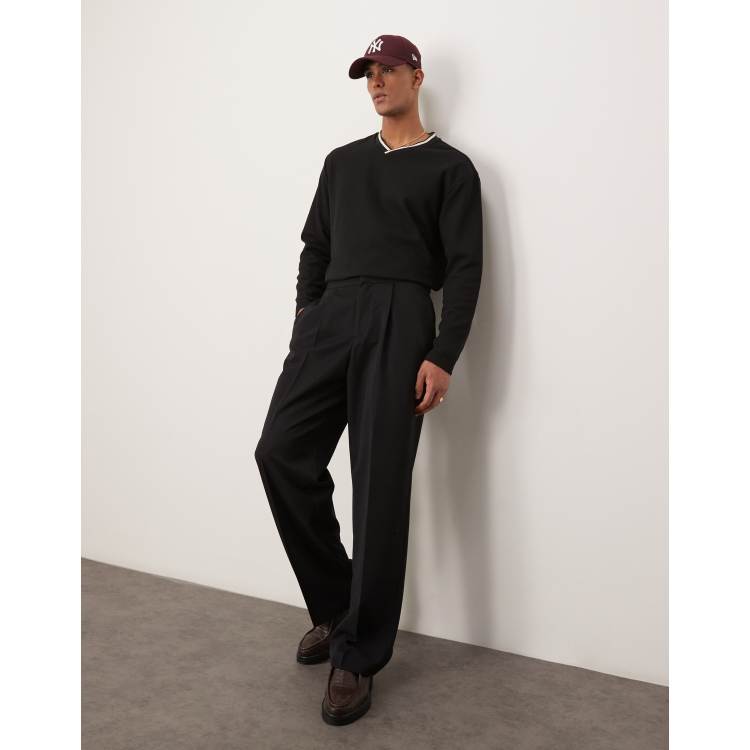 Simpti Weathercross Wide Slacks ブラック S simpti Weathercross Wide Slacks