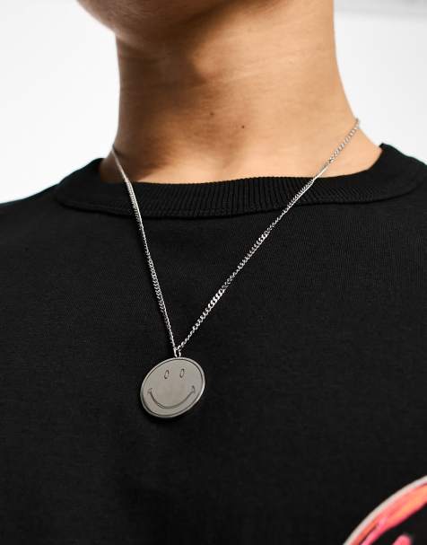 Mens on sale necklaces asos