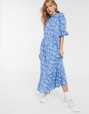 by johnny pink punch one shoulder midi dress