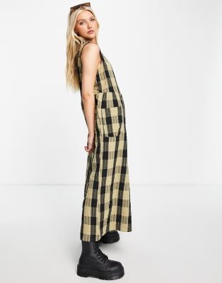 Kali Smock Jumpsuit Green