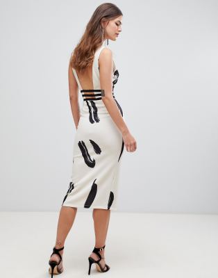 off white maxi dress