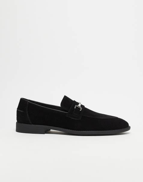 ASOS DESIGN snaffle detail loafers in black - view 1