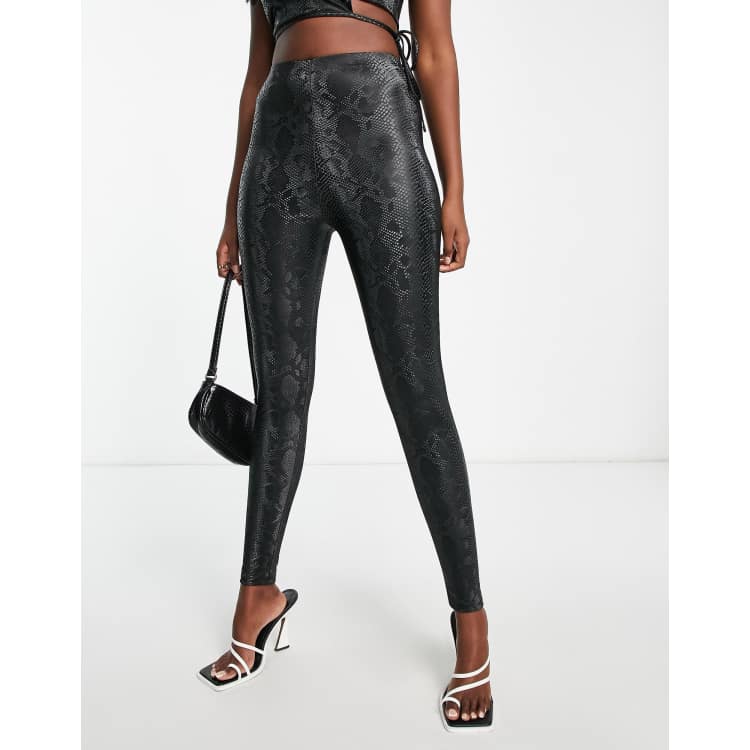 ASOS DESIGN Maternity legging in snake print