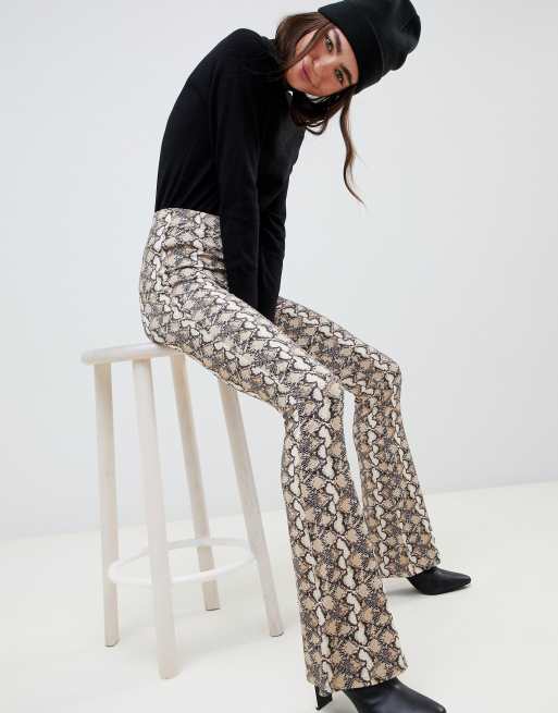 Bohemian Daze Medallion Print Flare Pants