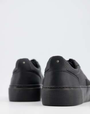 black snake print trainers