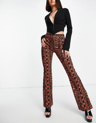 snakeskin pant