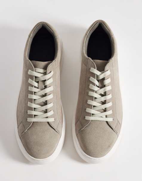 ASOS DESIGN – Sneaker aus grauem Wildleder - view 1
