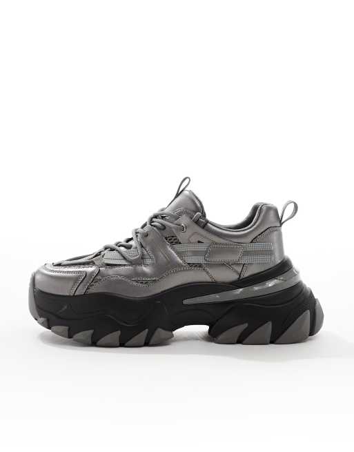 Asos black trainers sales