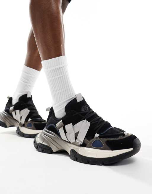 Asos leather sneakers sales