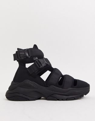 ASOS DESIGN sneaker sandals in black | ASOS