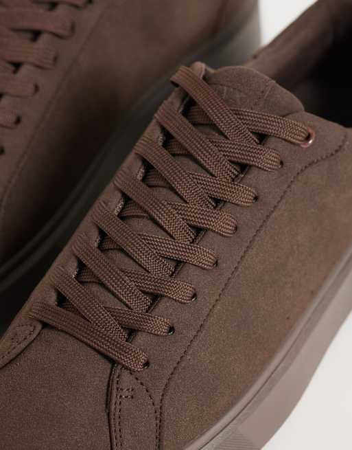 ASOS DESIGN – Sneaker zum Schnüren in Brown Drench, 3 von 5