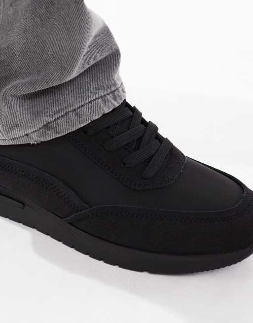 ASOS DESIGN - Sneakers da running nere eleganti, 4 di 5