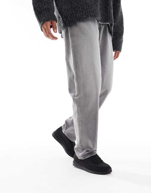 ASOS DESIGN - Sneakers da running nere eleganti, 5 di 5