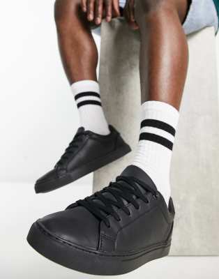 black sneakers asos