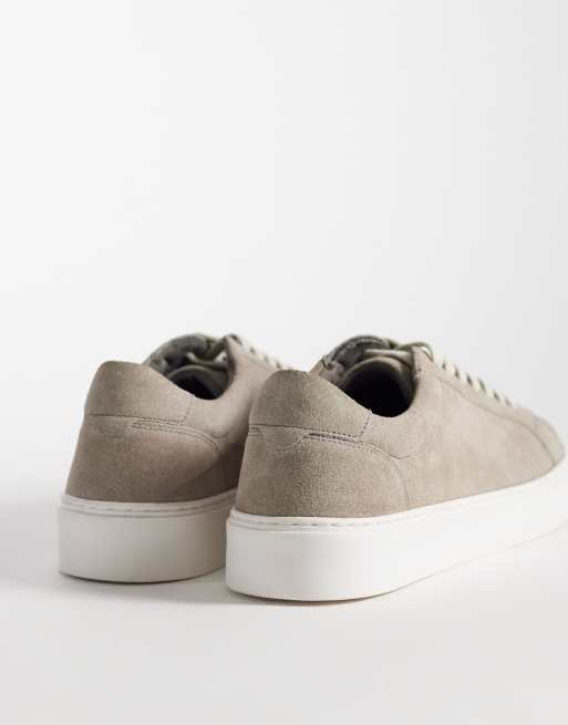 ASOS DESIGN sneakers in gray suede, 4 of 5