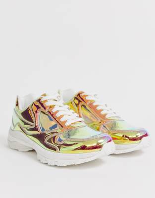 asos iridescent shoes