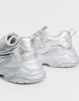 silver bottom sneakers