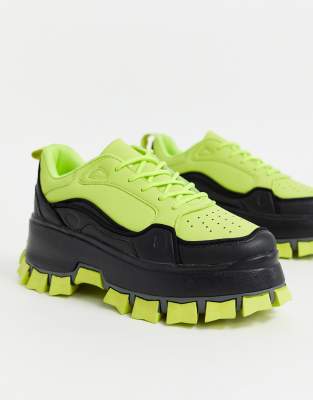 asos neon shoes