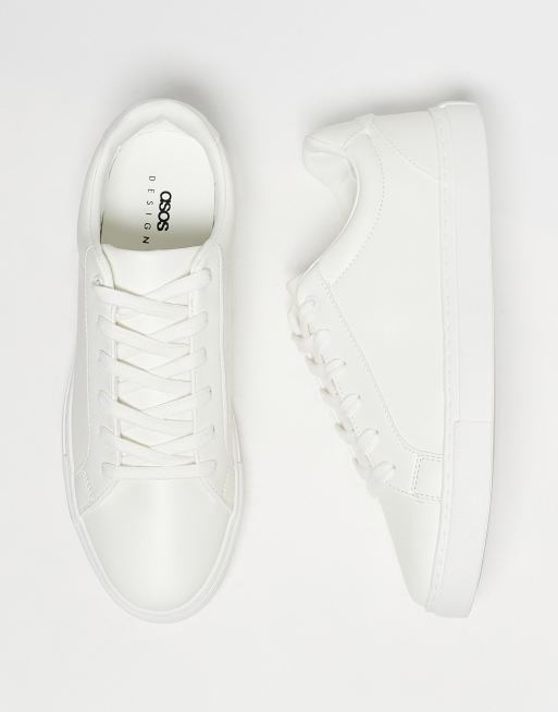 ASOS DESIGN sneakers in off white