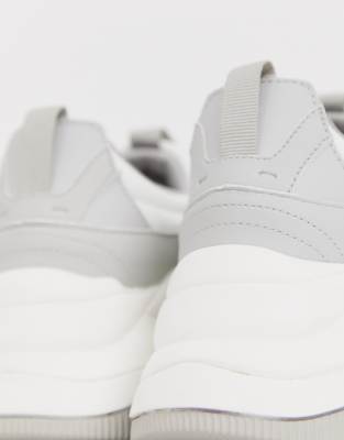 asos white chunky sneakers