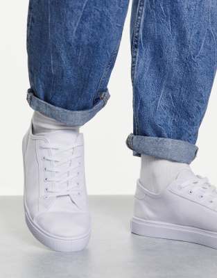 asos white canvas shoes